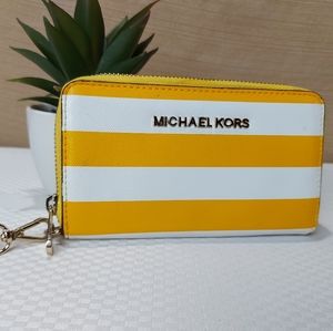Michael Kors Small Wallet/Wristlet Yellow